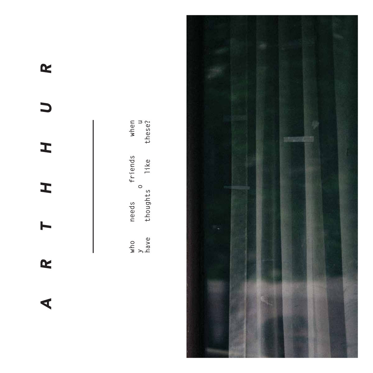 Who Needs Friends w/Thoughts Like These cover