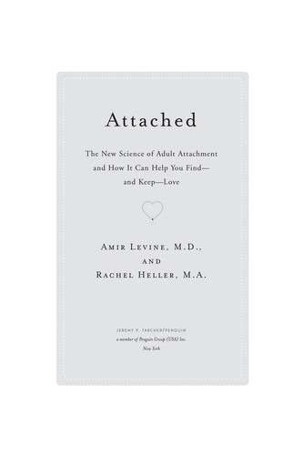 Attached: The New Science of Adult Attachment cover